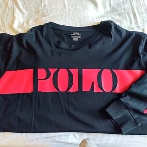 Men's polo long sleeve t-shirt